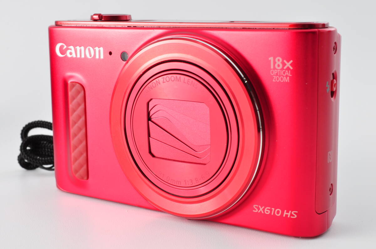 Canon キヤノン PowerShot SX610 HS PC2191 レッド コンパクトデジタルカメラ #1439