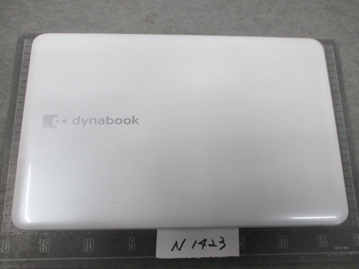 Ｑ　1423 TOSHIBA dynabook Ｔ552/36ＨＷ (PT55236HBMW)　ＨＤＤもしくはＳＳＤレス　　ノートＰＣ