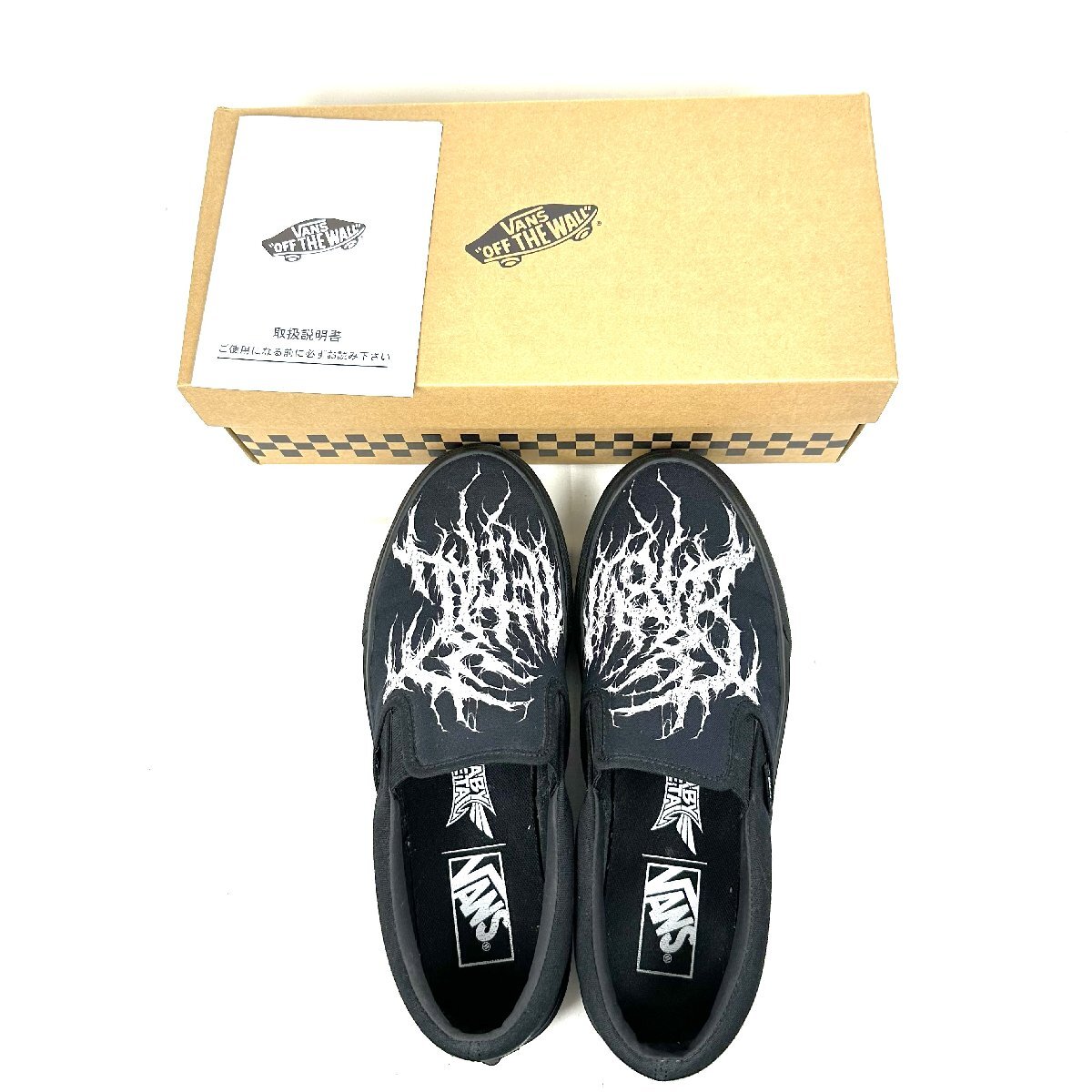 [9304-807] VANS バンズ ”off THE WALL” スリッポン スニーカー メンズ サイズ27.5cm V98CF 靴 BABYMETRAL