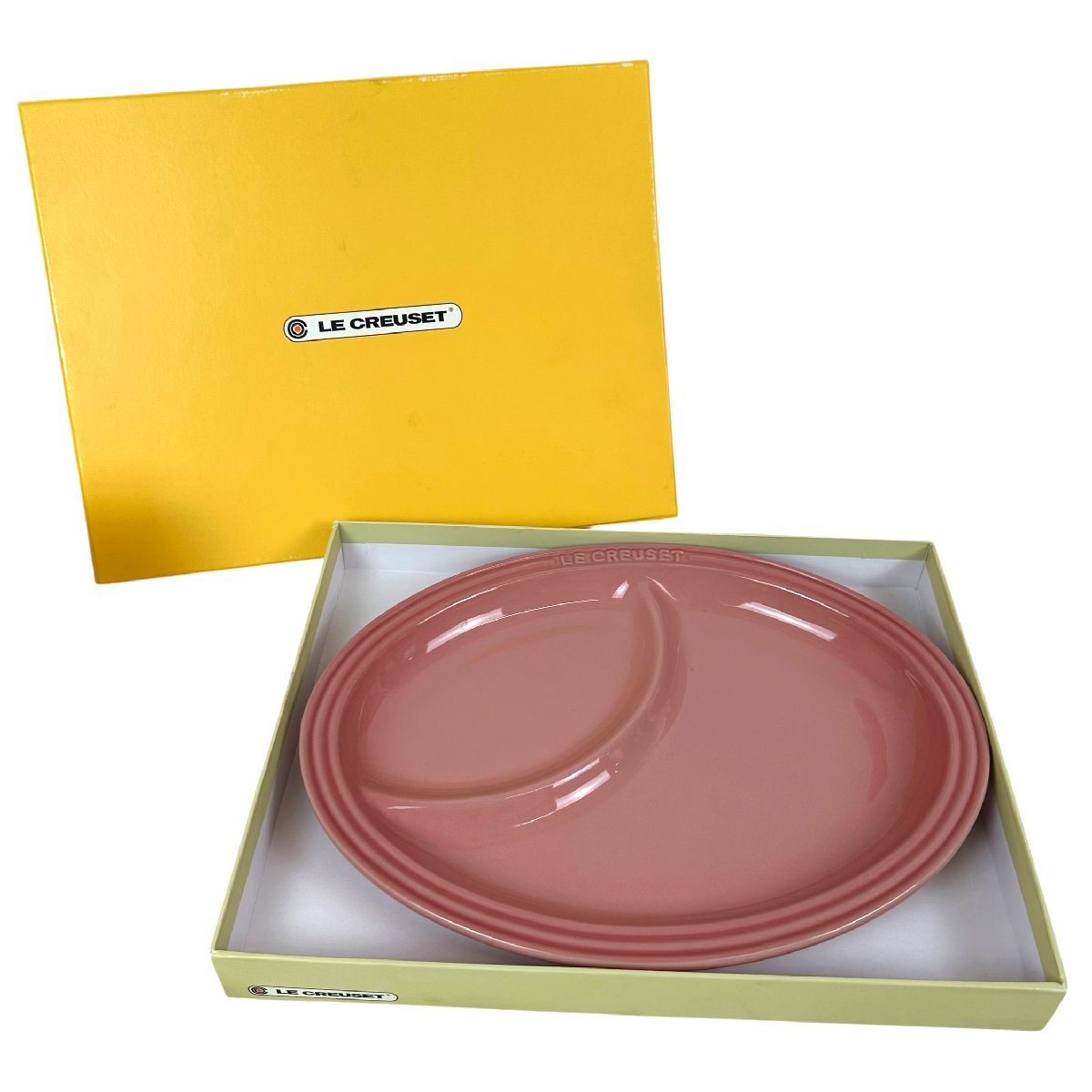 [9304-805] LE CREUSET ル・クルーゼ マルチオーバルプレート 未使用品 ランチプレート ディッシュプレート