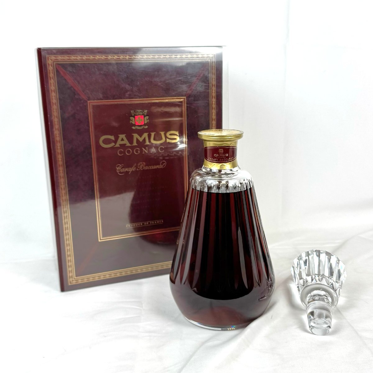 [9304-004] CAMUS COGNAC Carafe Baccarat 未開栓 ブランデー 700ml カミュ コニャック カラフェ バカラ お酒