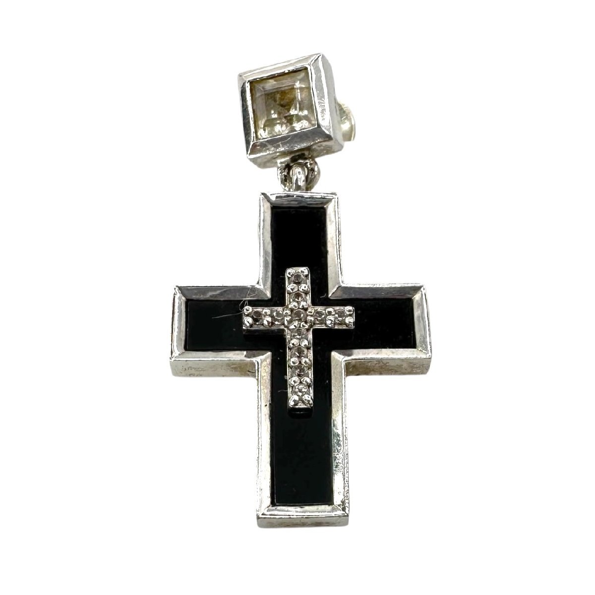[9304-805]Justin Davis ジャスティン デイビス クロスピアス 【中古】 片方のみ 925 SV シルバー アクセサリー ピアス