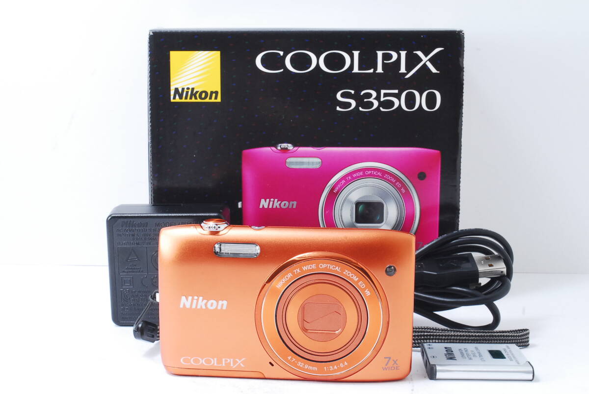 良品★Nikon ニコン COOLPIX S3500★6172