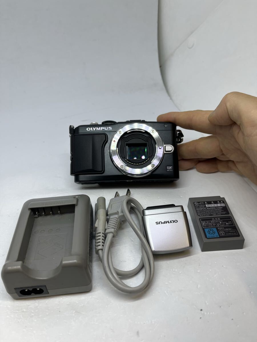 ★美品★安心動作保証付き★ OLYMPUS オリンパス PEN Lite E-PL5 ボディ ブラック ミラーレス一眼　☆シャッター回数 3111回☆