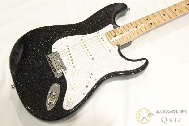 [超美品] Fender Custom Shop American Classic Stratocaster Black Holoflake 【H.Gastelum製造のネック】 1996年 [WK088]【梅田店在庫】