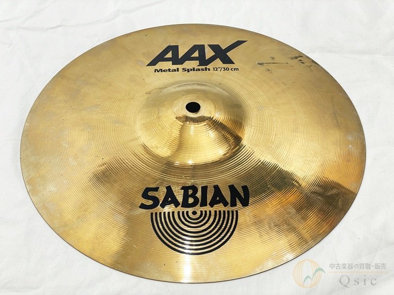 [良品] SABIAN AAX metal splash 12 鋭いアタックが光る12インチスプラッシュ [QMO50]【梅田店在庫】