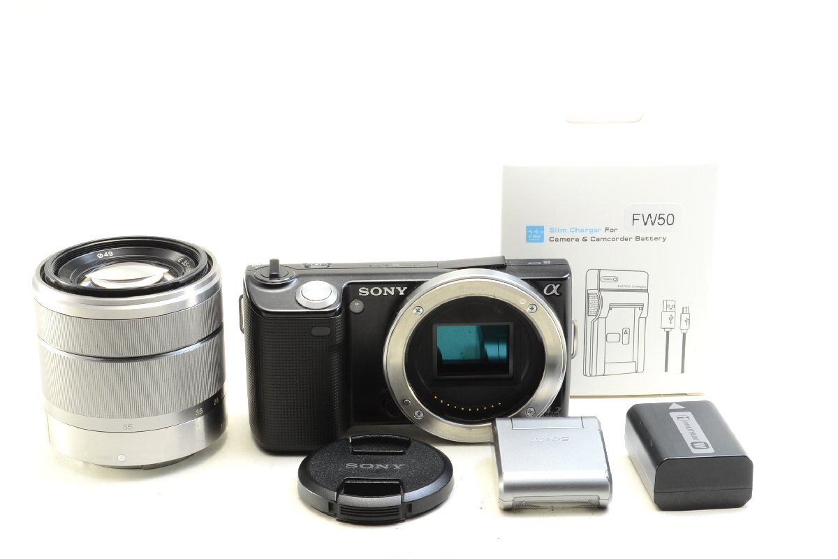 【並品】SONY ソニー NEX-5 / 18-55mmレンズセット / 新同充電器付 #5036