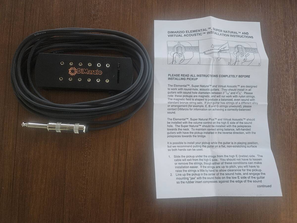 ピックアップ アコーステイック ギター用 Dimargio ディマジオ DP-138