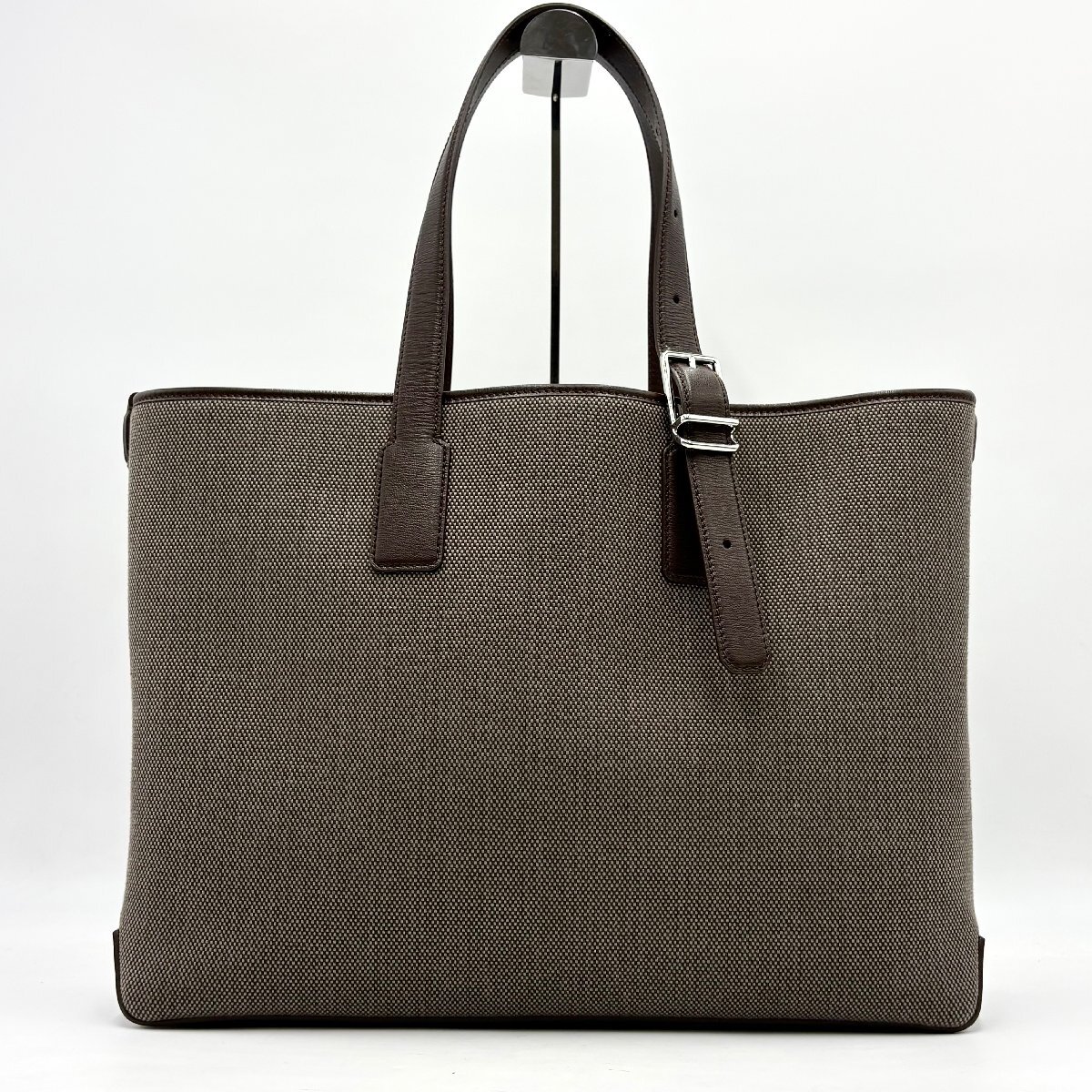 未使用保管品！定価23万◎Dunhill ダンヒル 1893 WOVEN HARNESS COLLECTION メンズ トートバッグ ビジネスバッグ A4肩掛け可