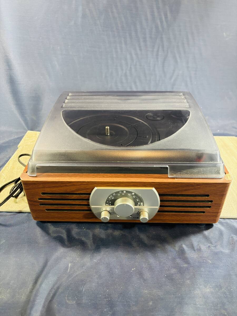 z13 [通電動作確認済] ABLE TT-38C ラジオカセットレコードプレーヤー レトロ
