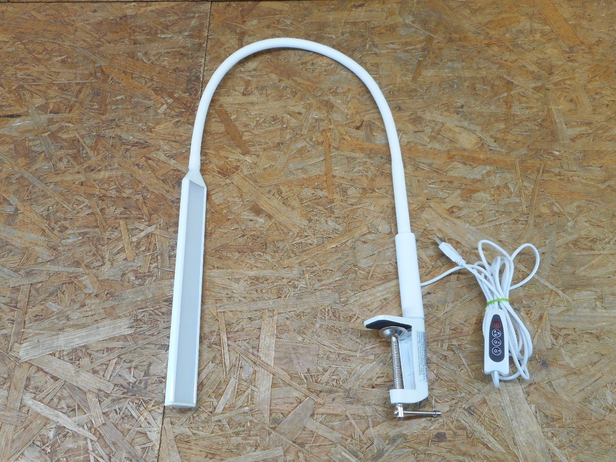 ◎メーカー不明 GZJ-201 Led Clip Desk Lamp LEDクランプライト 現状品【点灯確認済み】◎L-722