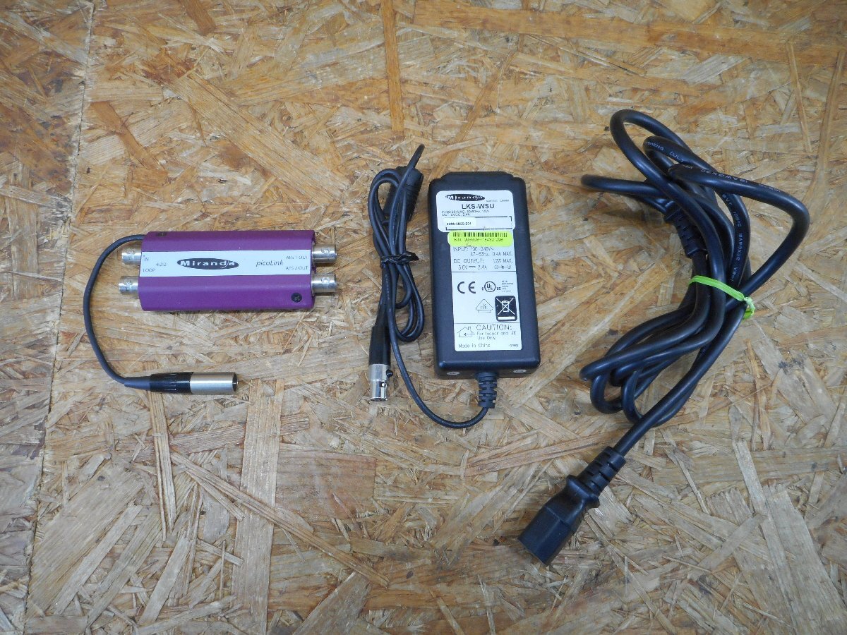 ◎【通電のみ確認】Miranda ADX-172p/75 オーディオディエンベダー 音声分離器 現状品◎Z-4007