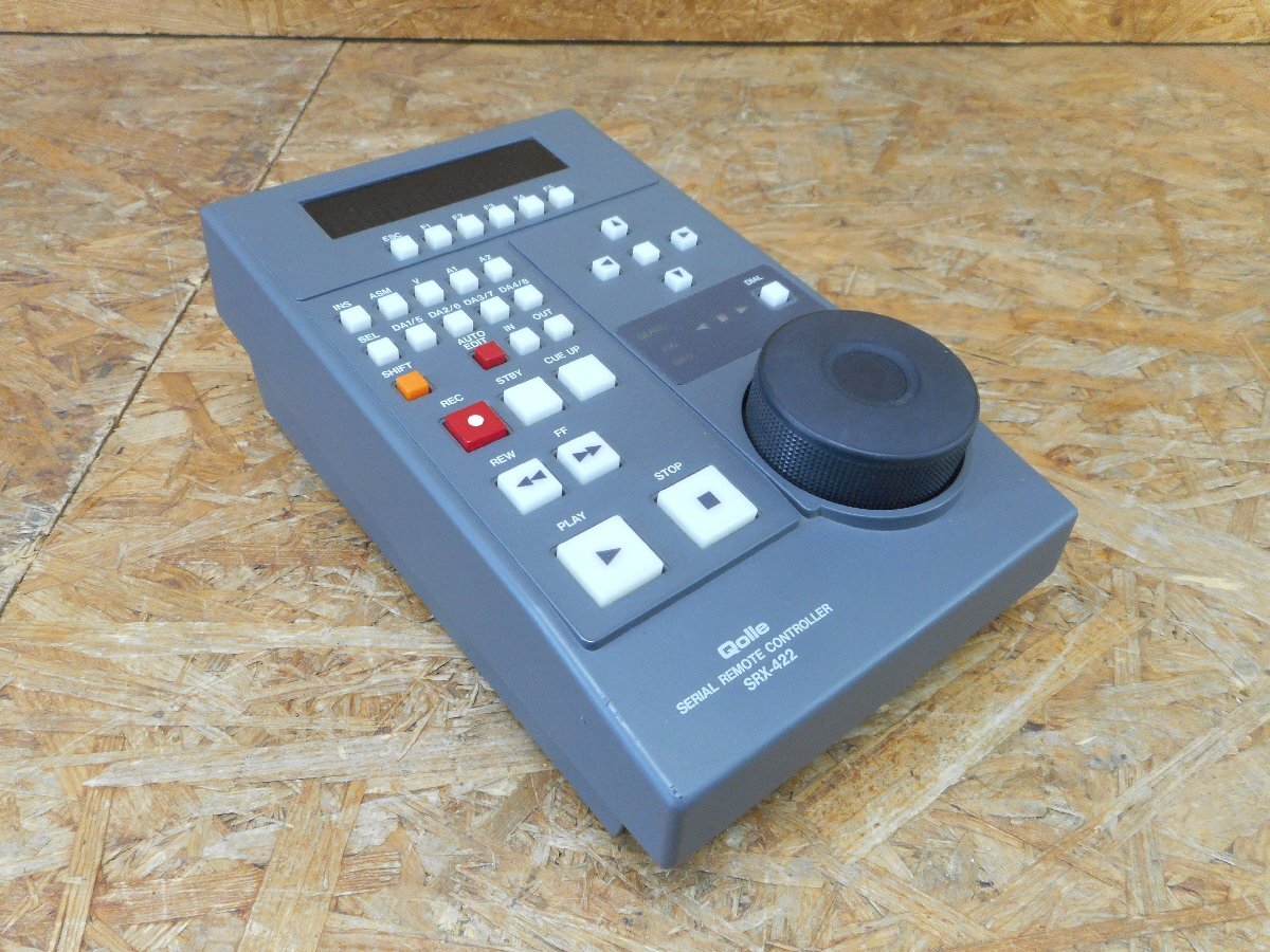 ◎Qolle SRX-422 タムラ VTRコントローラー ジョグシャトル SONY9pinプロトコル RS-42◎Z-4079