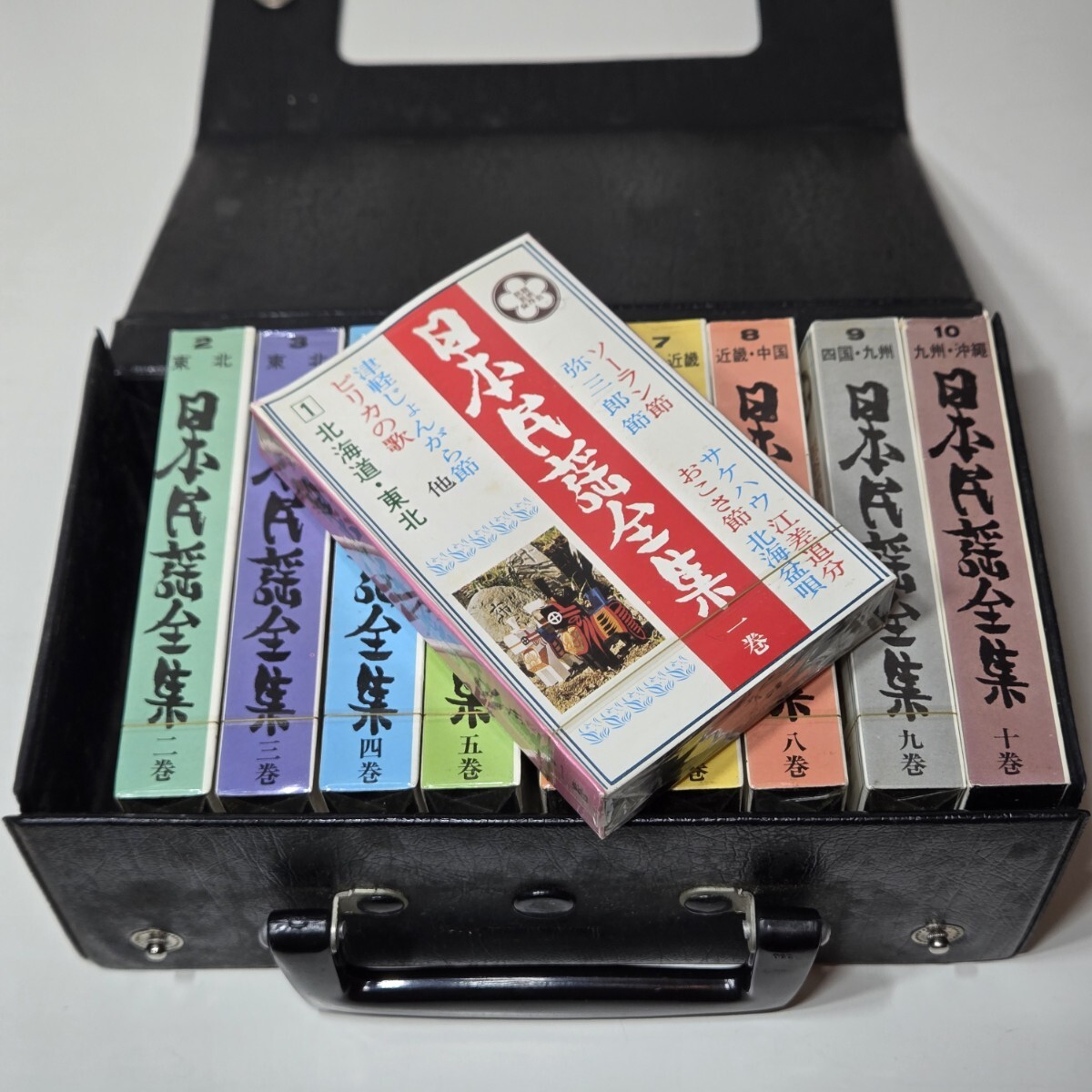 日本民謡全集 カセットテープ　断捨離 整理 カラオケ 民謡