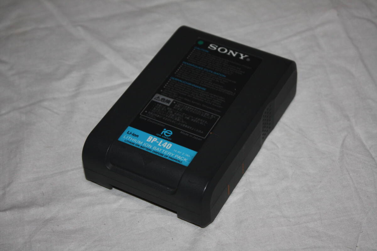 送料無料！　SONY　BP-L40　ビデオバッテリー（検：ビデオカメラ、HXR-、PMW-、HVR-、DSR-、HDW-、AG-HPX）