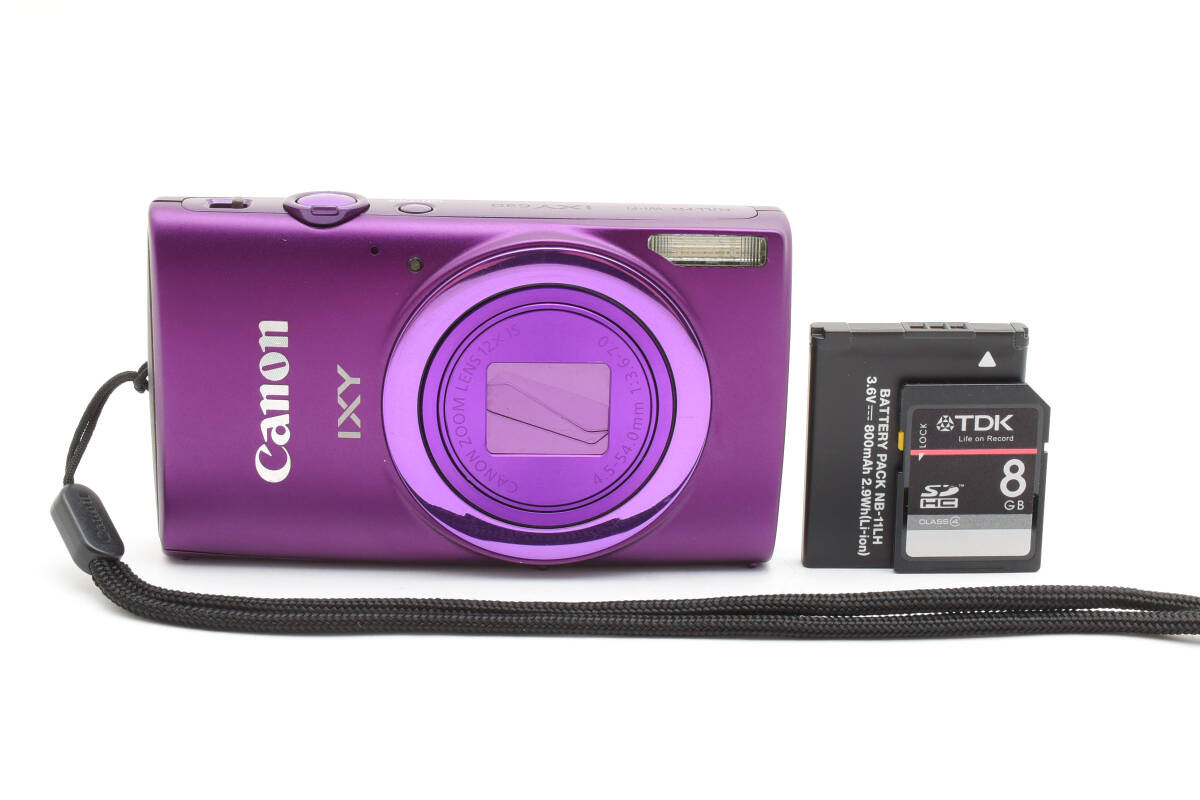 ★極上美品 完動品★ Canon キヤノン IXY 630 パープル