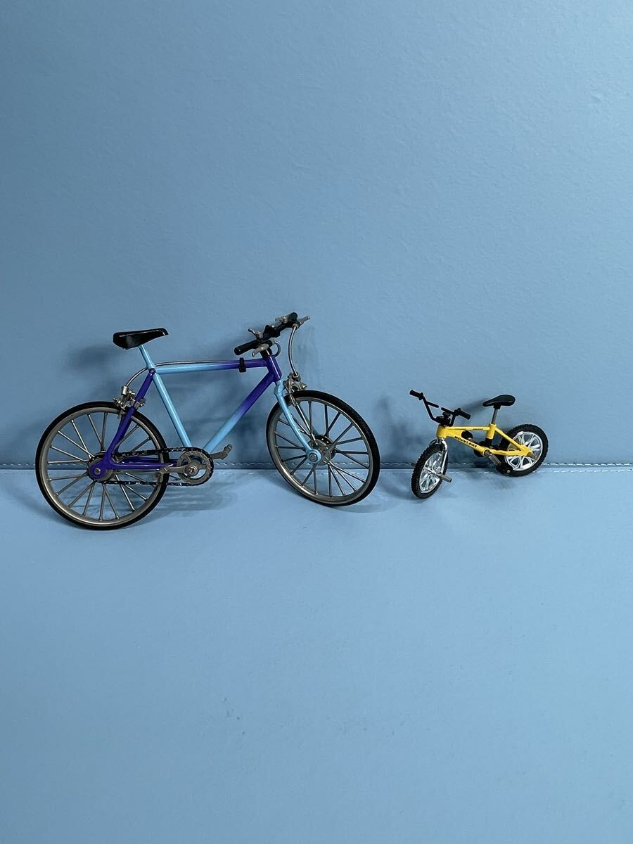 60 6.2 14 お11 ミニチュア オブジェ　２台　MOUNT. BIKE 