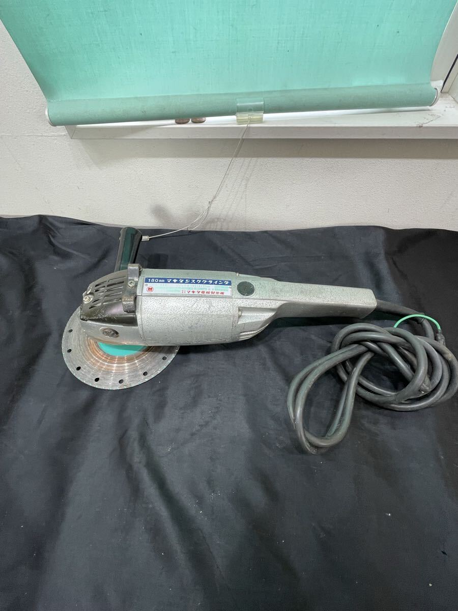 140 動作確認品　6.9 20 ディスクグラインダー 電動工具　180mm マキタジスクグラインタ2096:714 ACC製造年月8321S100WI6マキタ電機製作所