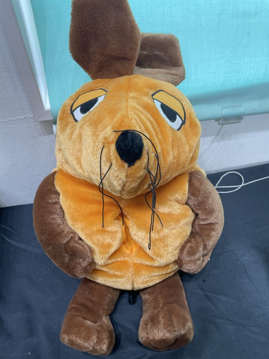 100 6.26.W 30 お28 レア　札付き　 ぬいぐるみ　現状　ティッシュカバー　札名前記載あり　Maus ティッシュケース　お31？29？