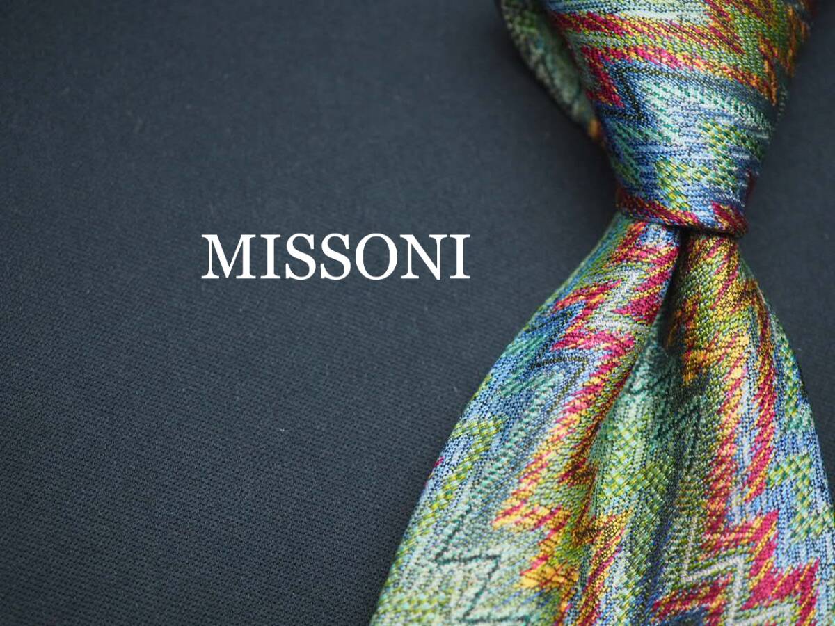 美品【MISSONI ミッソーニ】 J 2249 SILK ブランド ネクタイ 古着 良品 転売 仕入