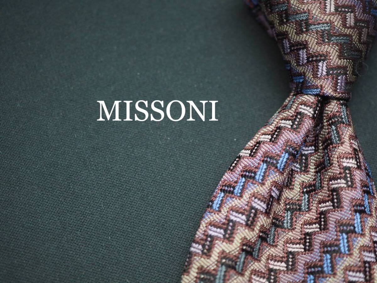 美品【MISSONI ミッソーニ】 J 2259 SILK ブランド ネクタイ 古着 良品 転売 仕入
