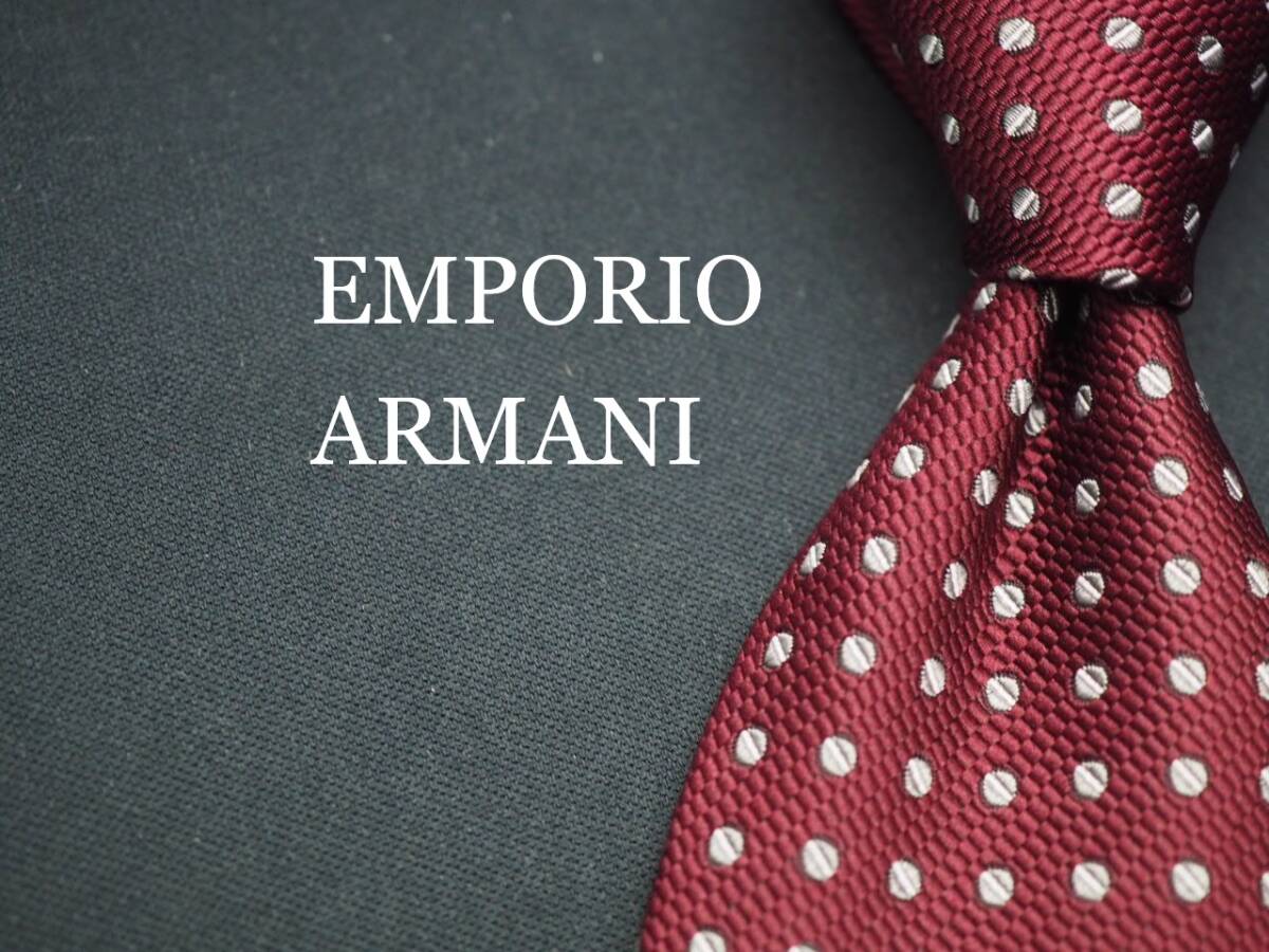 美品【EMPORIO ARMANI エンポリオアルマーニ】 J 2377 SILK ブランド ネクタイ 古着 良品 転売 仕入