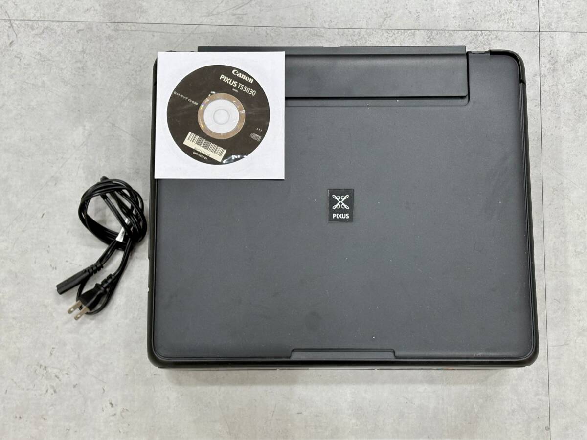 FS14859H Canon PIXUS TS5030 BK インクジェットプリンター キャノン 複合機 通電OK 動作未確認 現状品