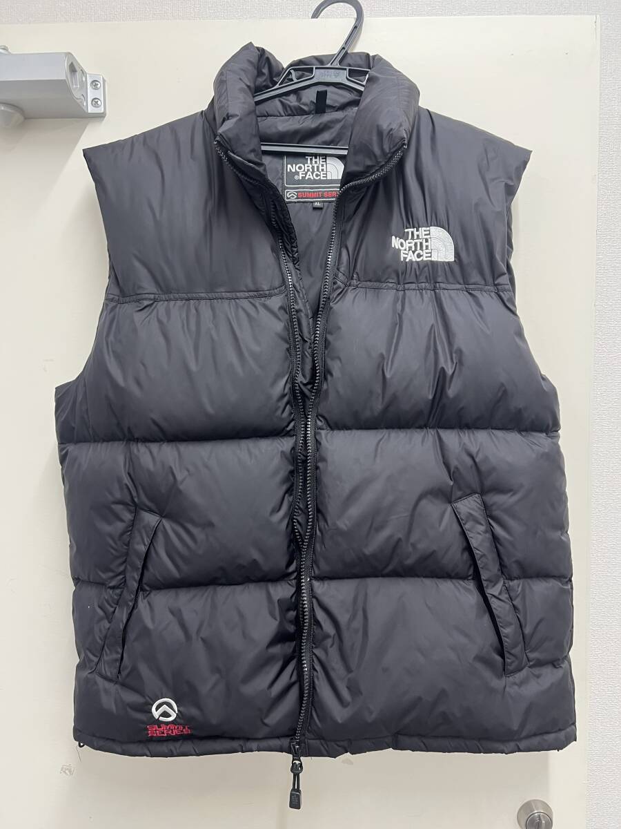 IY98448D　ノースフェイス　THE NORTH FACE　ベスト　ヌプシ　ダウン　SUMMIT SERIES　XLサイズ　黒　現状品