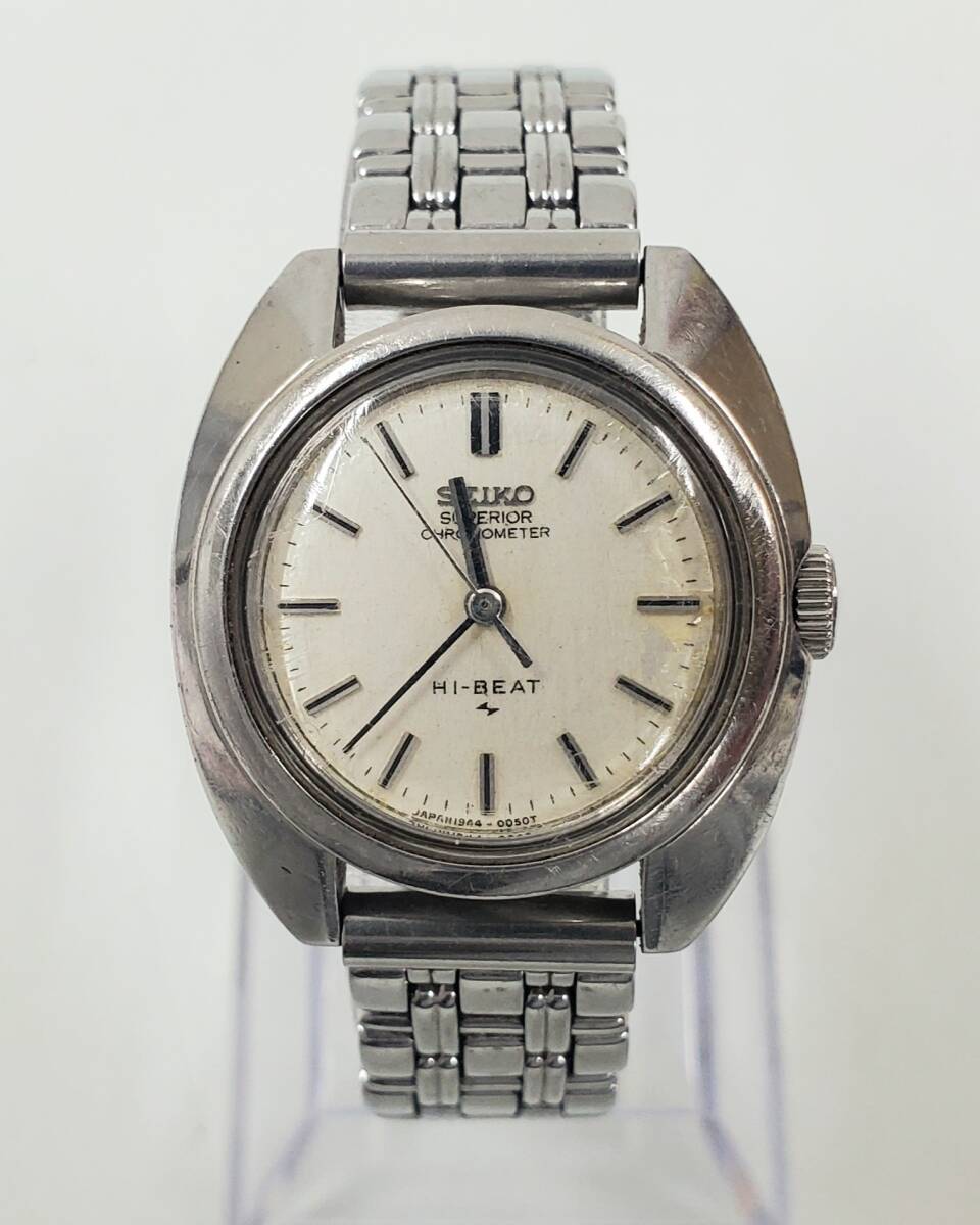 IY98526E 【稼働品】SEIKO SUPERIOR HI-BEAT セイコー スーペリア ハイビート 1944-0020 自動巻 腕時計 腕周り約14cm 現状品