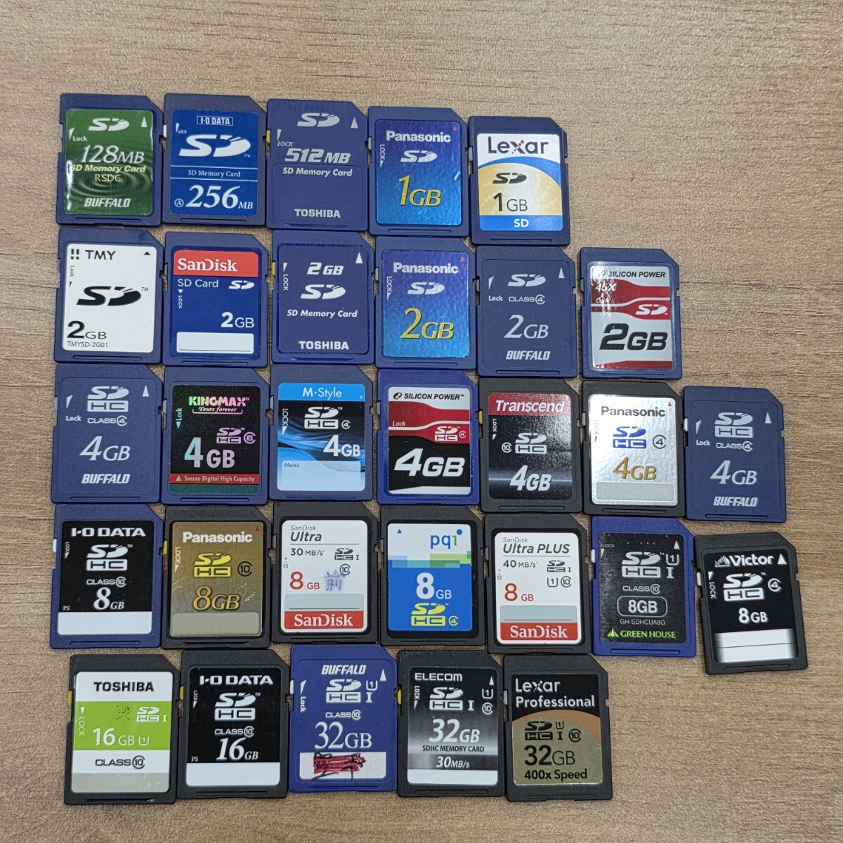 SDカード まとめ売り 容量色々 低容量 1GB 〜32GB