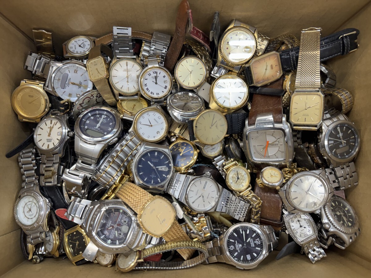 腕時計まとめ　約10.5kg　LONGINES　SEIKO　Technos　Casio　Wave-ceptor　G-Shock　citizen　SEIKO5