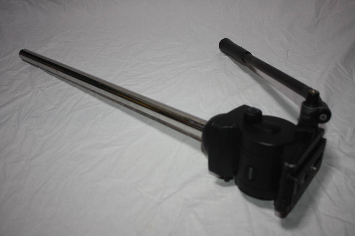 Libec　RH25R　業務用ビデオ三脚ヘッド＋パン棒＋カメラプレート＋一脚ポール　（検索：Manfrotto、HDW-、HVR-、HXR-、DSR-、Panasonic）