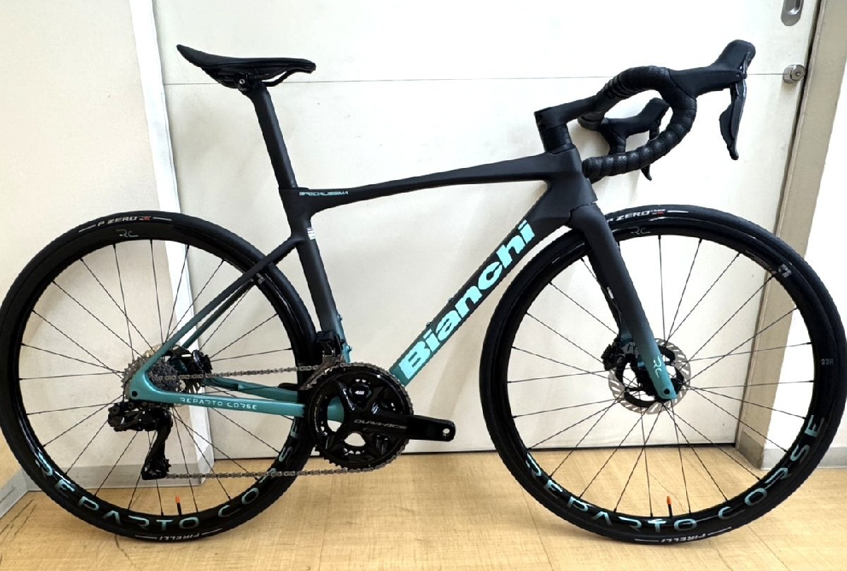 新品 2025 Bianchi ビアンキ SPECIALISSIMA RC DURA-ACE Di2 12S シマノDURA-ACE 2×12S サイズ500 MRカーボン/CKメタリック/CK16