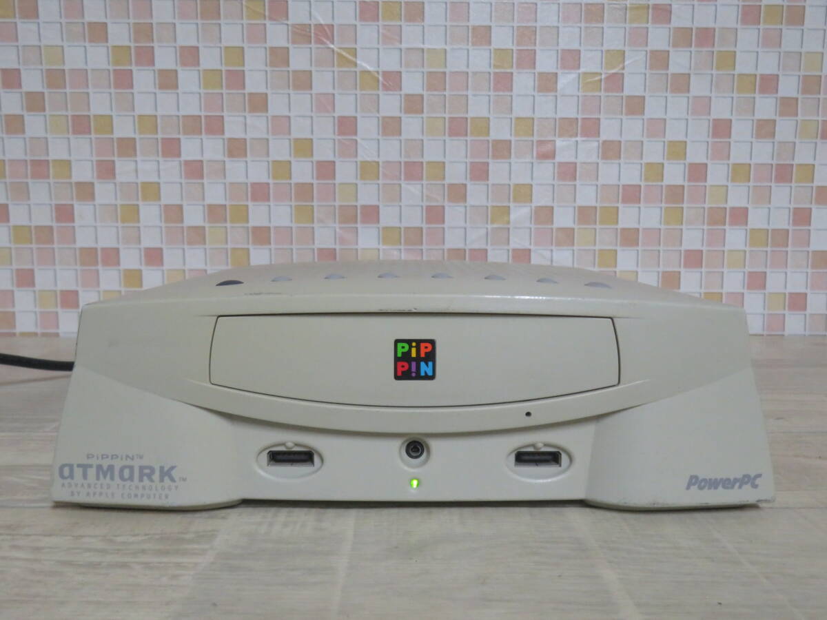 希少! PiPPiN ATMARK ピピンアットマーク 本体 PA-82001 Pippin @. PowerPC BANDAI Apple 日本製 激レア ゲーム機 電源コード付き 
