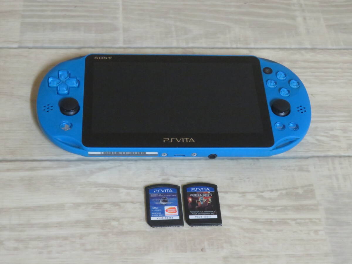 SONY ソニー PlayStation Vita PSVITA PCH-2000 本体のみ ソフト2本付き 室内保管品 非喫煙環境です 