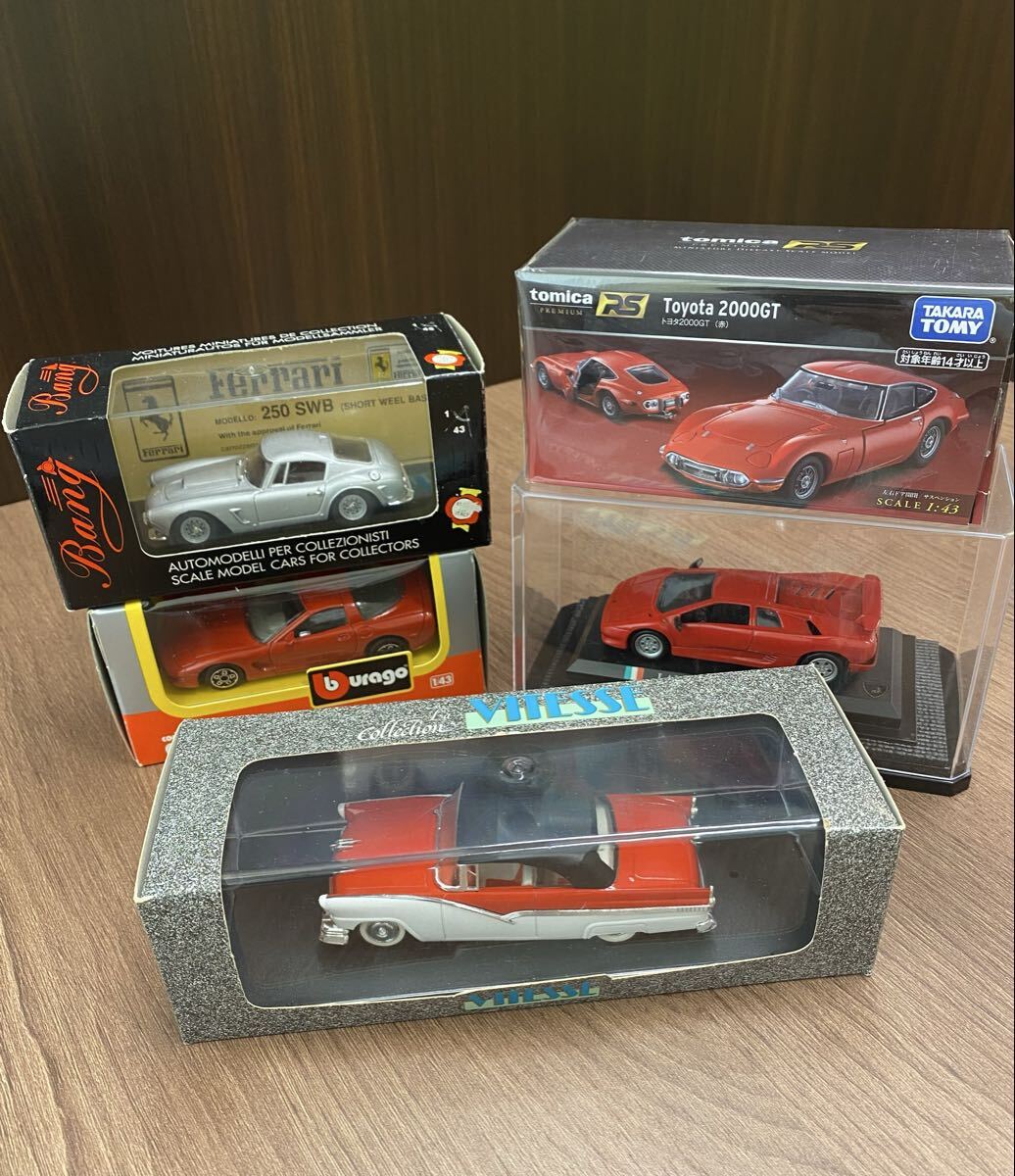ミニカーまとめ ブラーゴ ビテス シボレー フォード フェラーリ ランボルギーニ トヨタ2000GT F09