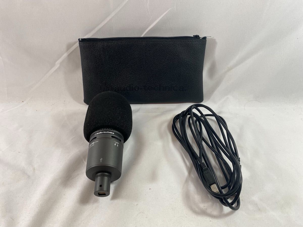 ③ audio technica オーディオテクニカ　コンデンサーマイク AT2020USB 【06134】