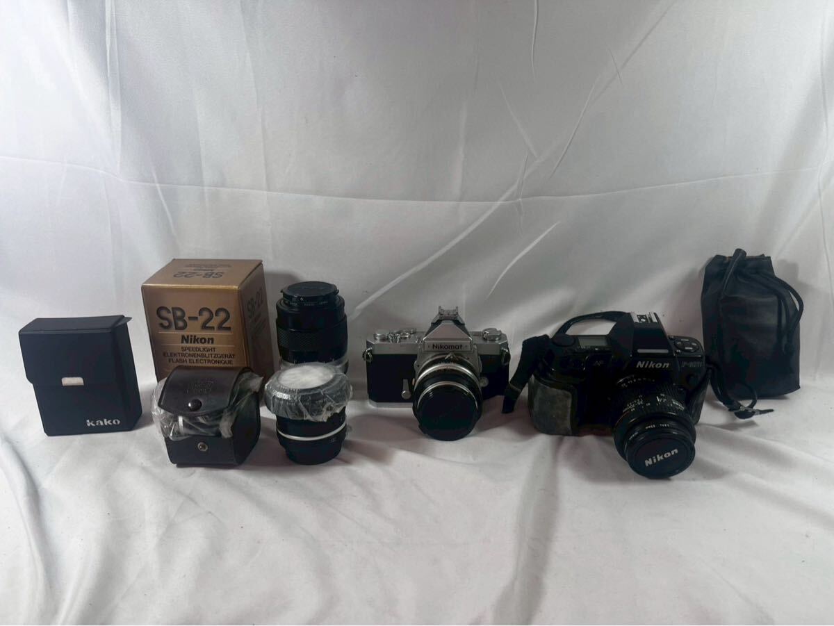⑥ Nikon Nikomat FTN F-801s レンズ　フィルター　まとめ　【06129】