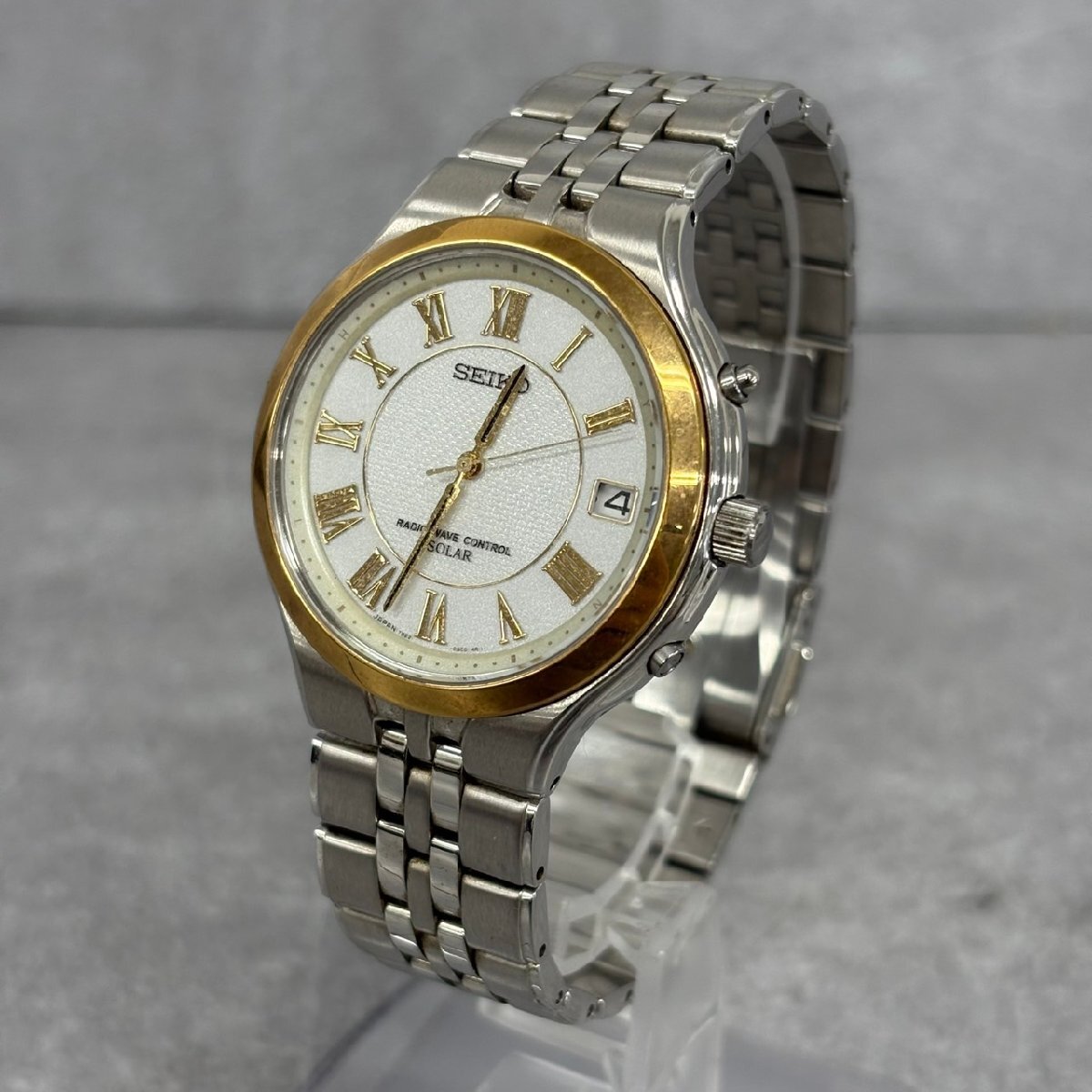 NK3141 SEIKO セイコー 7B22-0AM0 SOLAR 電波ソーラー 現状渡し 中古 ジャンク品