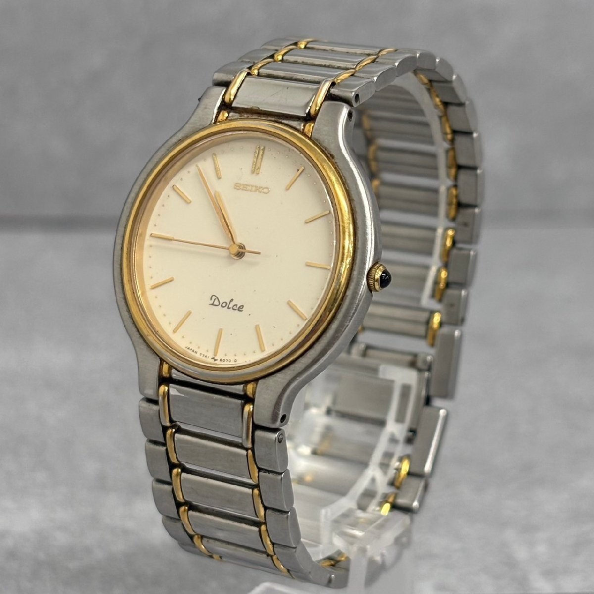 NT3114 SEIKO セイコー Dolce ドルチェ 7741‐6050 腕時計 クオーツ 現状渡し 中古 ジャンク品