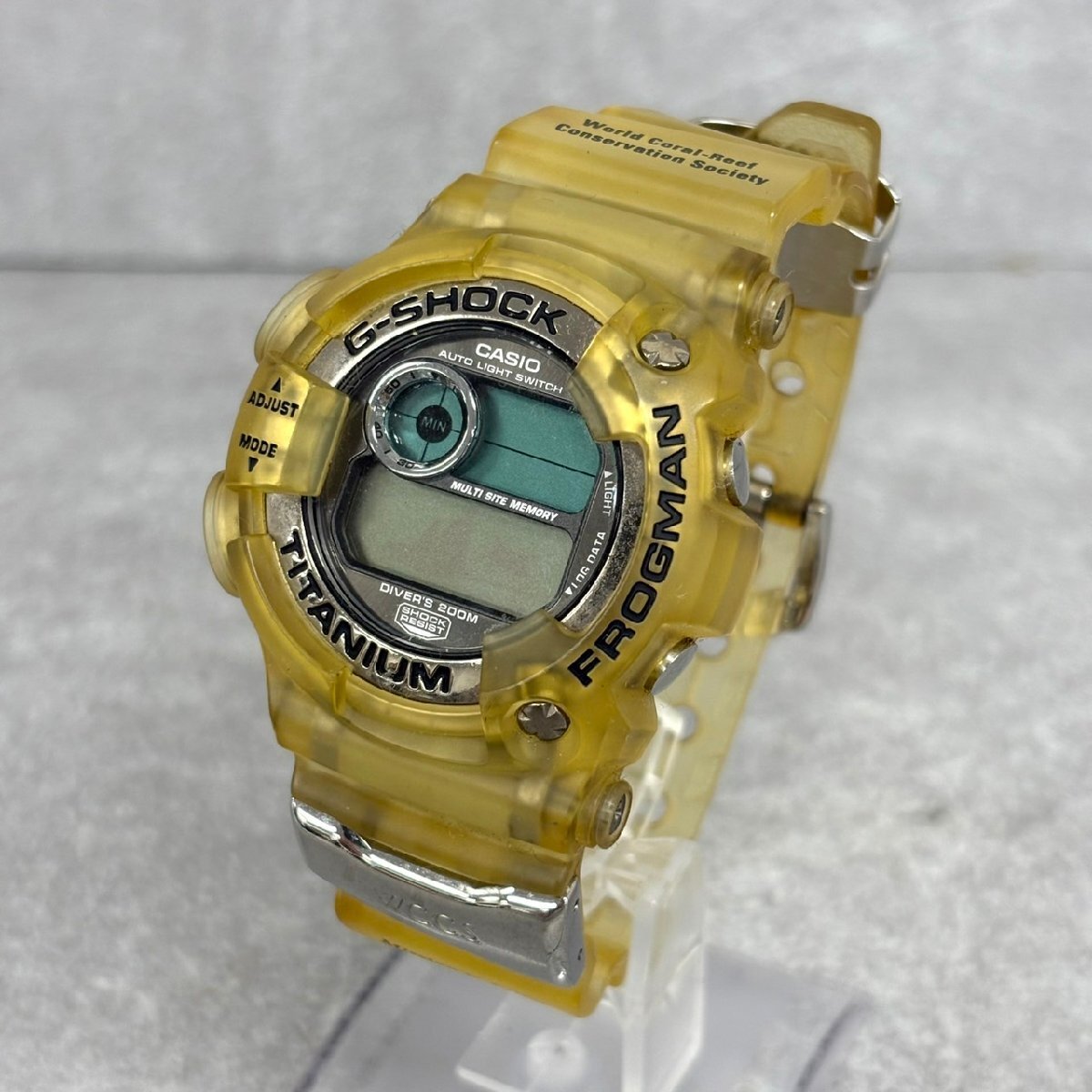 NT3128 CASIO カシオ G-SHOCK ジーショック FROGAMAN フロッグマン DW-9900WC 腕時計 クオーツ 現状渡し 中古 ジャンク品