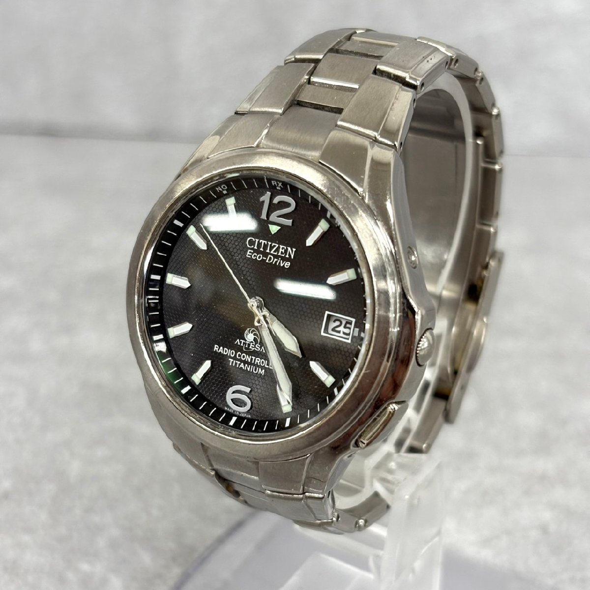 NT3222 CITIZEN シチズン ATESSA H410‐1003788 Eco‐Drive 腕時計 ソーラー 現状渡し 中古 ジャンク品