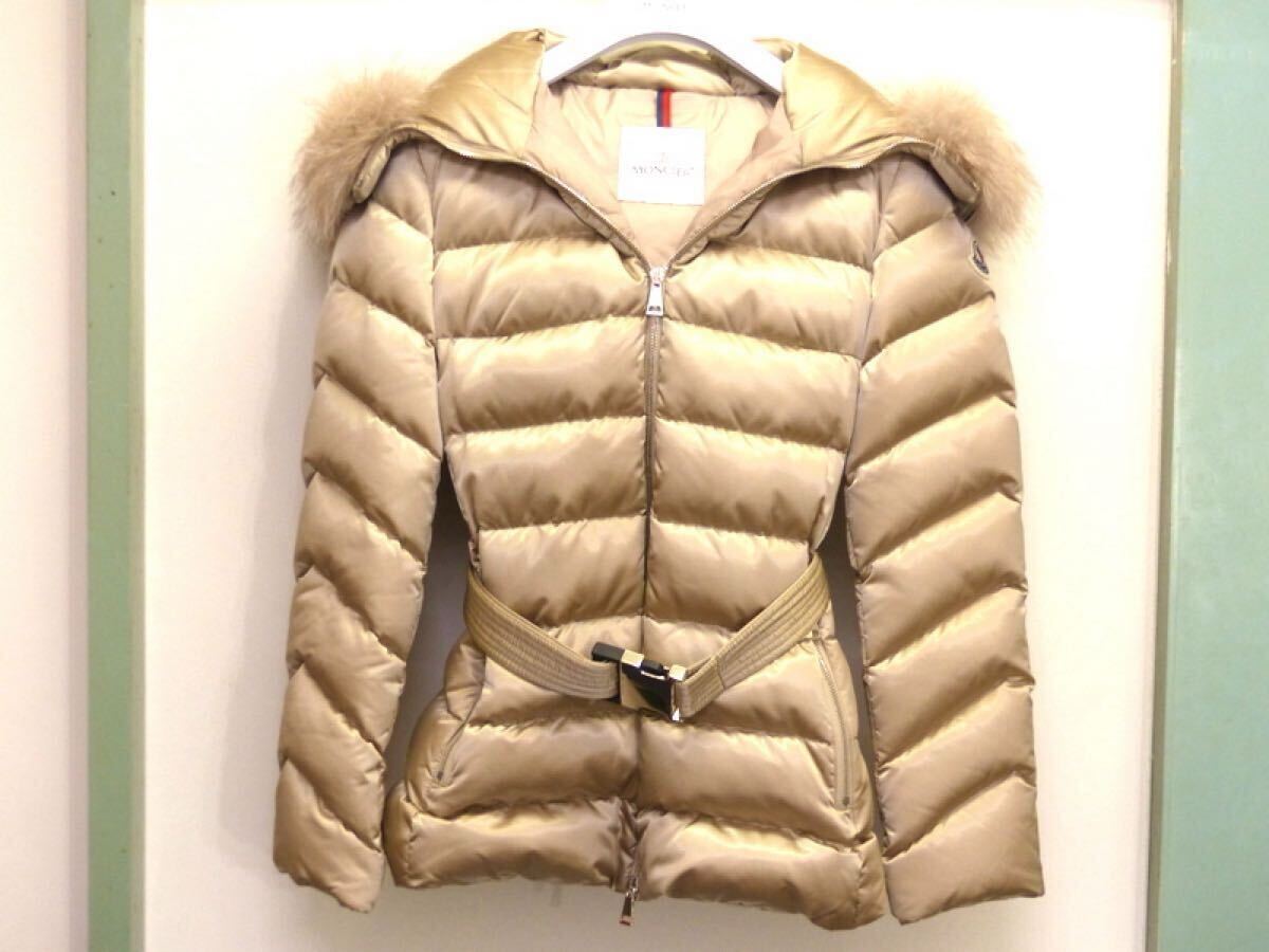 【2815】 未使用品 MONCLER モンクレール CUPIDONE キュピドン 23AW サイズ00 天然FOXファー
