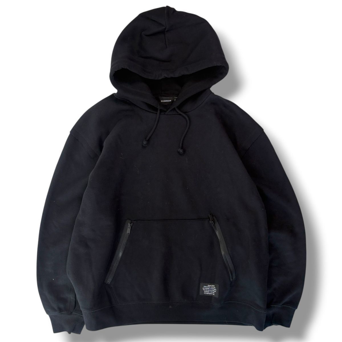 国内正規★ GU × UNDERCOVER ジーユー アンダーカバー ヘビーウェイト コラボパーカー フーディー スウェット 黒 3XL 大きめ ビッグサイズ