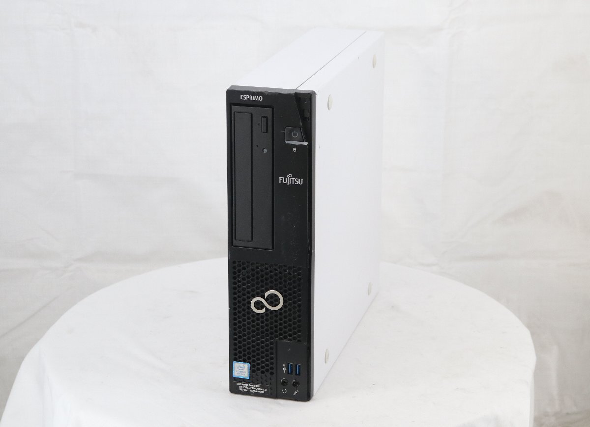 FUJITSU FMVD3800CD ESPRIMO D588/TW　Core i3 8100 3.60GHz 8GB 500GB■一部保証品