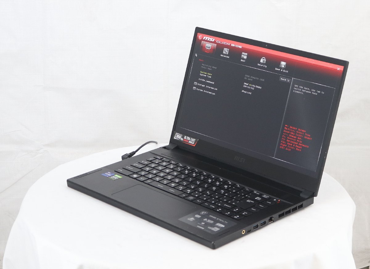 MSI -　Core i9 11900H 2.50GHz 16GB ■ジャンク品
