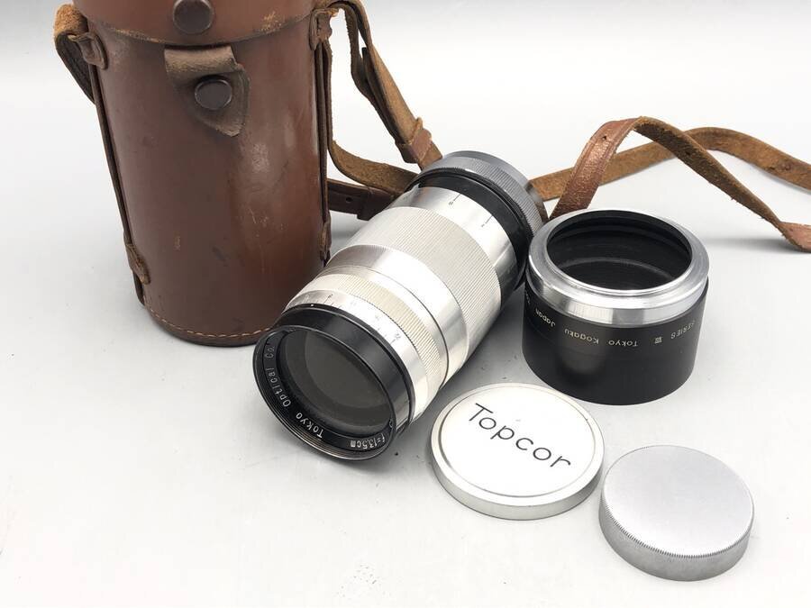 TOPCOR 1:3.5 f=13.5cm レンズ■ジャンク品