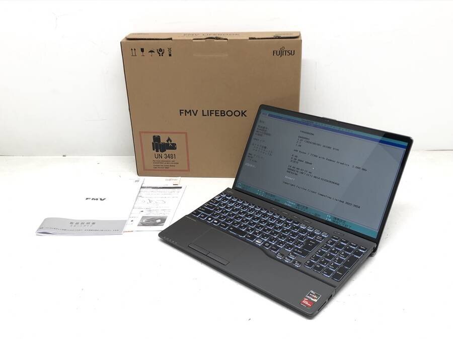 FUJITSU FMVA56H2BK LIFEBOOK AH56/H2　AMD Ryzen 7 7730U with Radeon Graphics 2.00GHz 8GB 512GB(SSD)■一部保証品