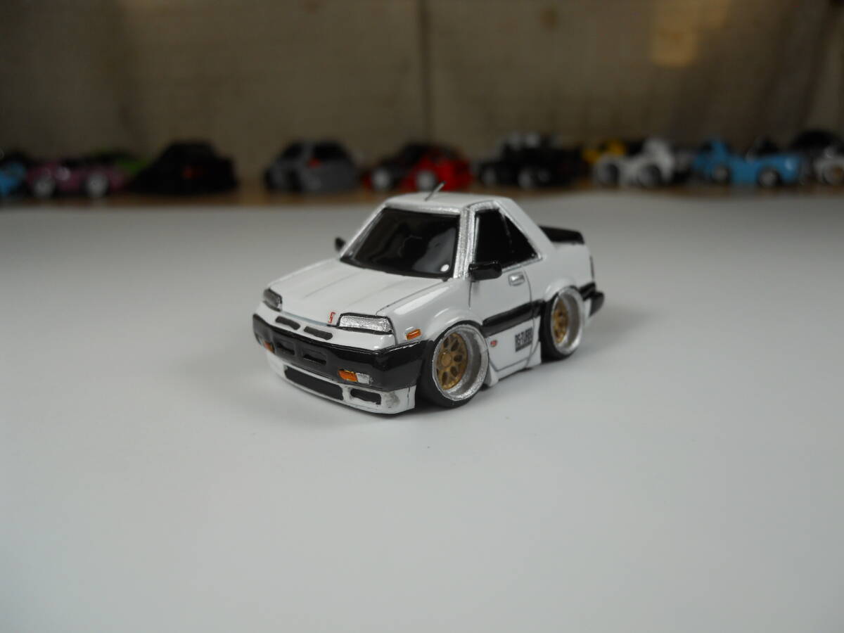 カスタムミニカー　ニッサンスカイライン　RSターボC BBS ホワイト　16