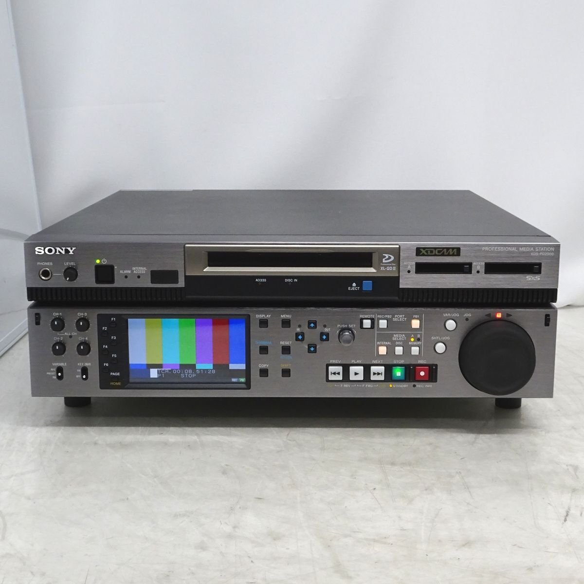 SONY XDS-PD2000 XDCAMプロフェッショナルメディアステーション（HDD/ProDisc/SxS対応）（LASER 847） 【中古/動作品】#441549